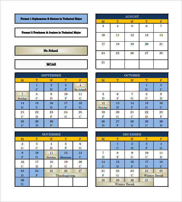 FREE 15+ Sample Rotation Schedule Templates in PDF | MS Word