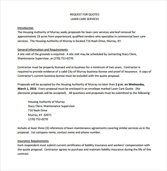 lawn service contract template download in pdf 