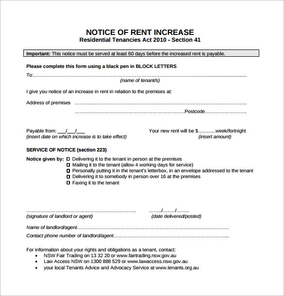 2024 Rent Increase Ontario Notice Genna Felicity