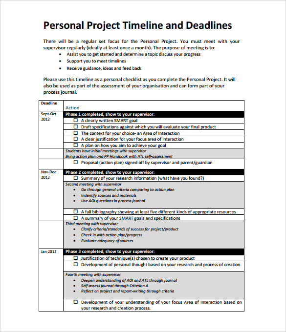 community project action plan template