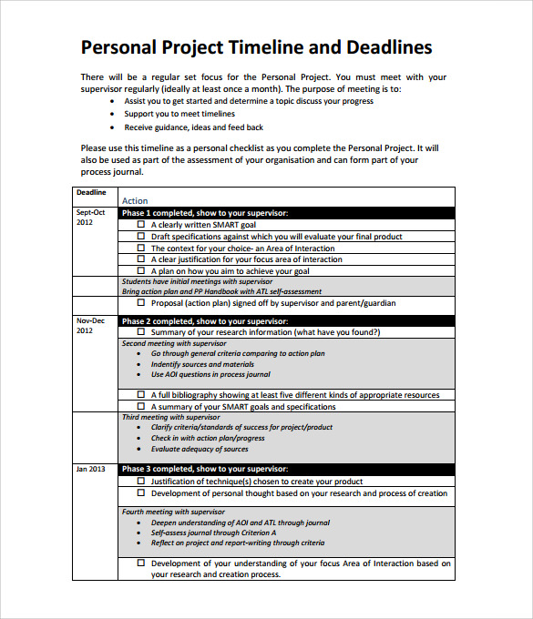 Sample Project Summary 8 Examples Format