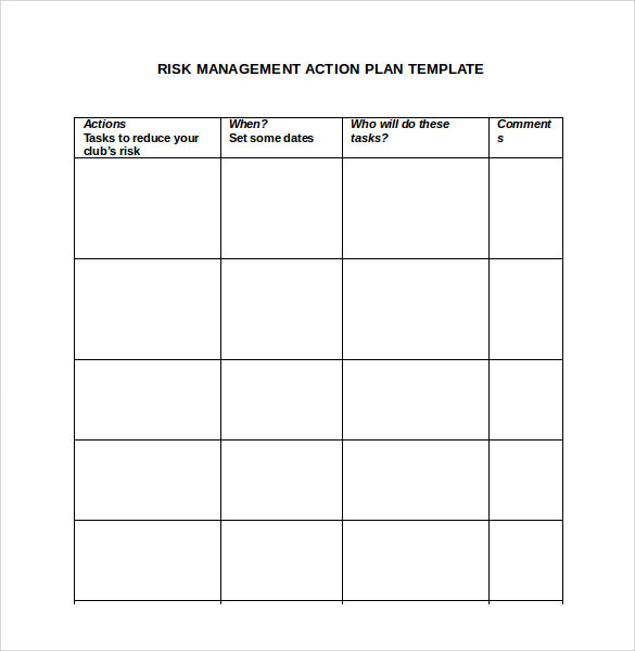 14 Management Action Plan Templates to Download for Free 