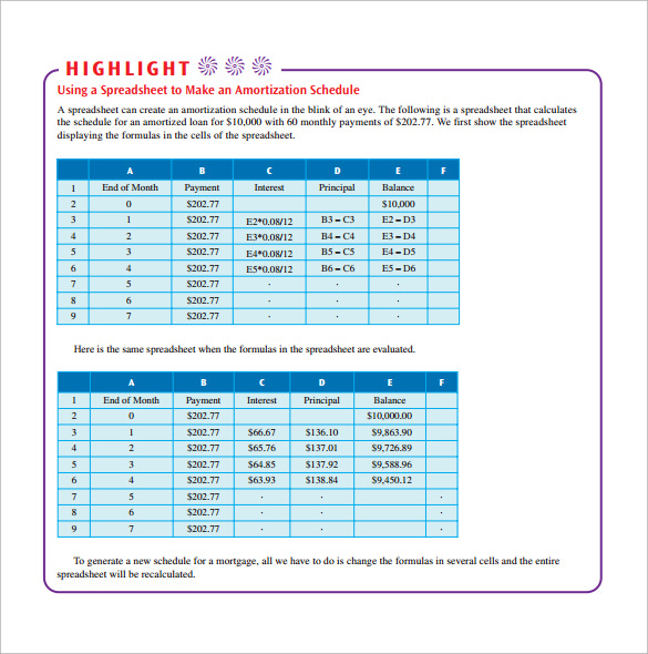 basic mortgage amortization calculator