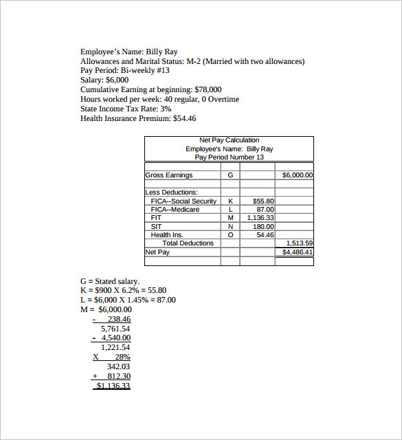 Net deals pay calculator