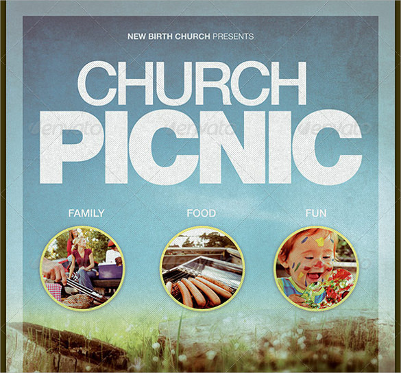 church picnic flyer