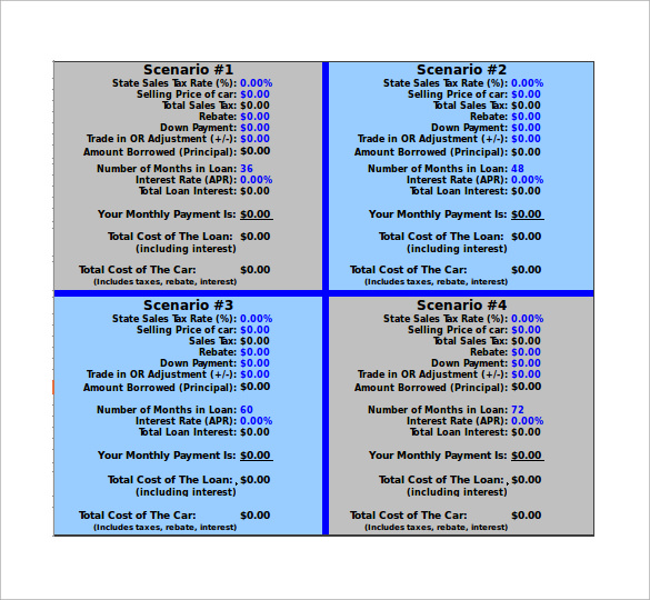 Auto Finance Calculator With Tax And Trade - FinanceViewer