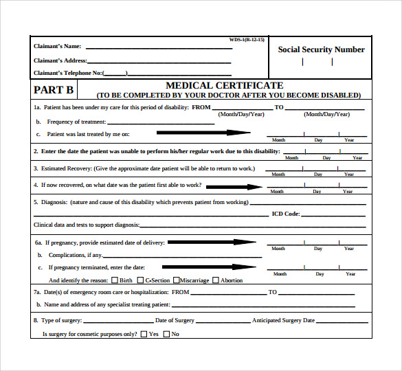 example pension service claim form