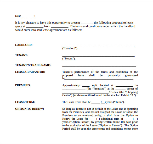 triple net lease form example