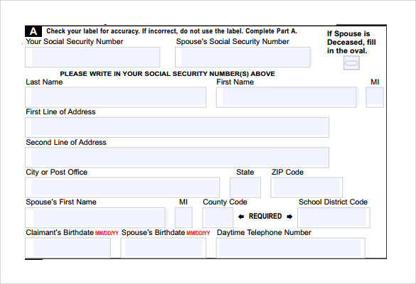 rent rebate form free