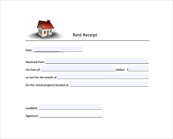 Sample Rent Receipt Form Template 7 Free Documents In PDF