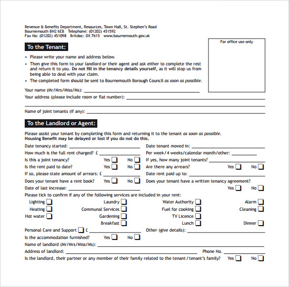 FREE 10 Sample Rent Certificate Forms In PDF