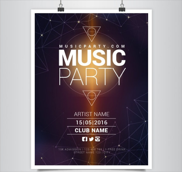 FREE 21+ Music Flyer Templates in MS Word PSD AI EPS Pages