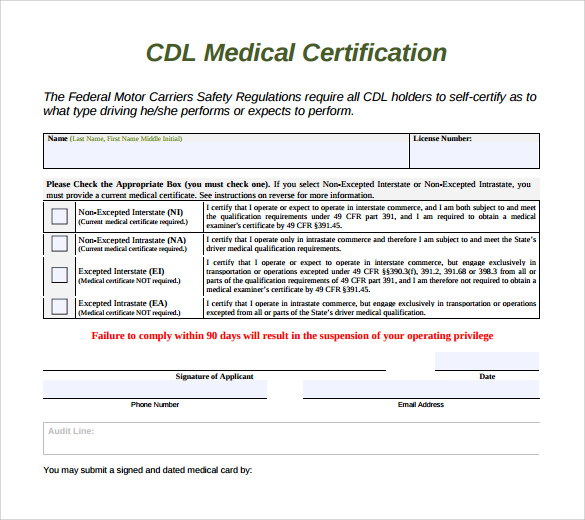 vermont cdl medical form