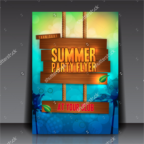attractive summer flyer templates download