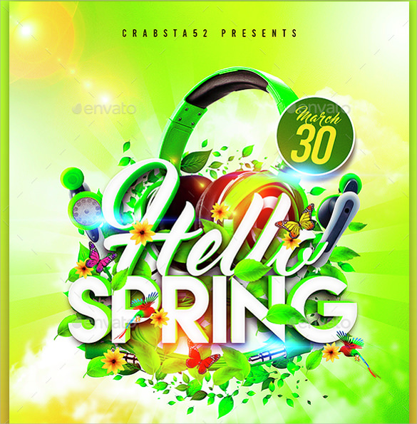 FREE 24 Spring Flyer Templates In MS Word PSD AI EPS InDesign 