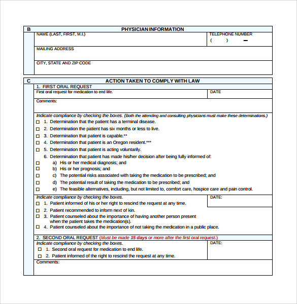 FREE 11 Sample Medical Consultation Forms In PDF MS Word