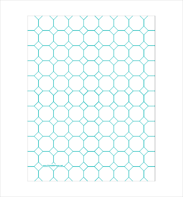 octagon graph paper of 1 inch spacing pdf free download