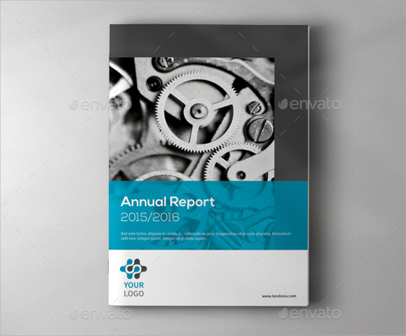 marvelous annual report brochure template