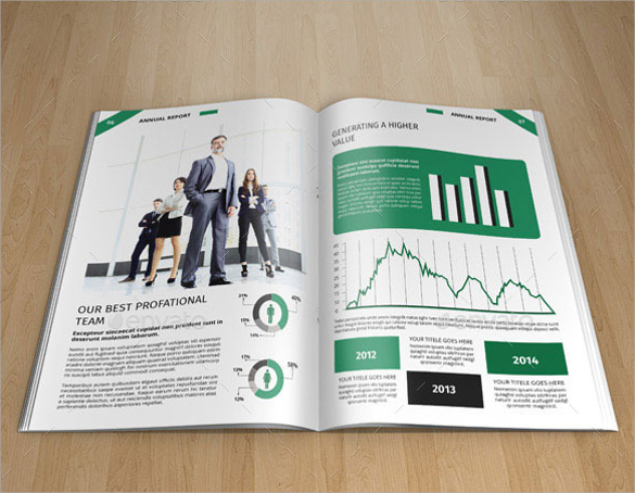 annual report brochure indesign indd format download