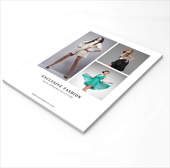 creative fashion design brochure template
