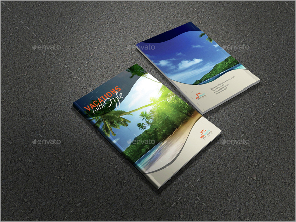 travel brochure template indd format download