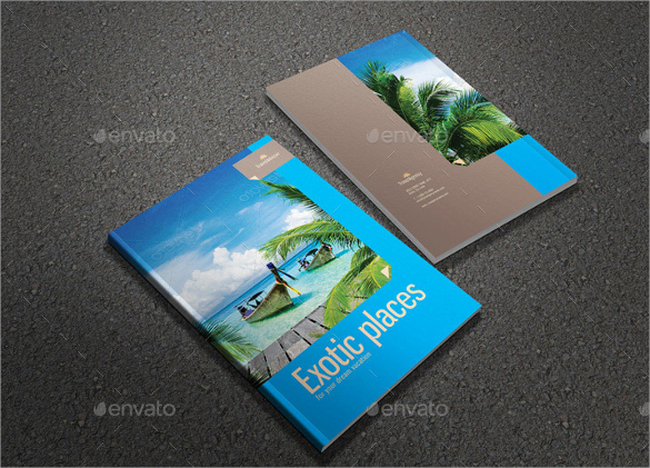 dazzling travel brochure template download