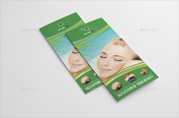 trifold brochure for spa salon indd image format download