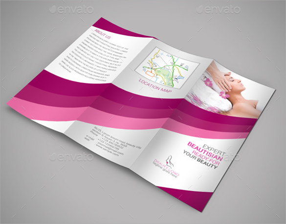 awesome salon brochure templates download