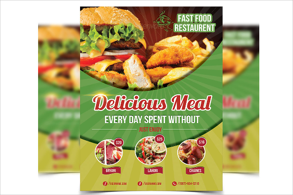 restaurant flyer design