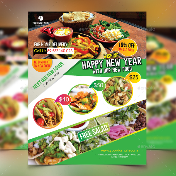 premium restaurant flyer