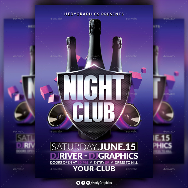 FREE 23+ Club flyer Templates in EPS PSD InDesign Pages Publisher MS Word AI PDF