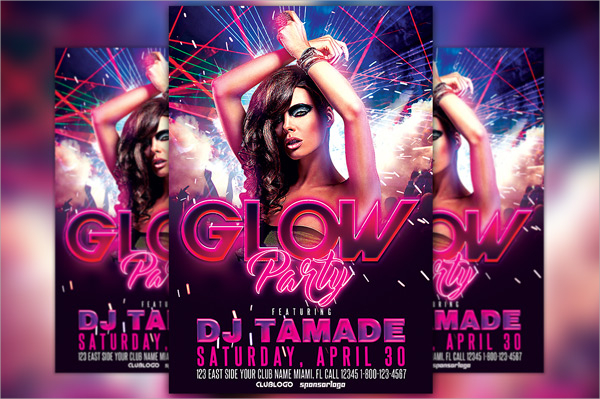 psd file format party flyer 