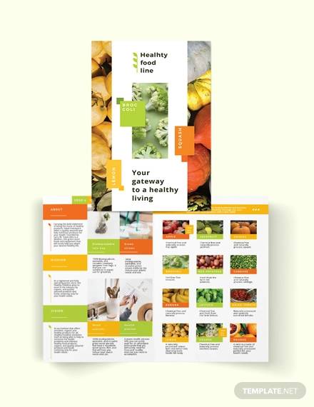 Nutrition Brochure Template