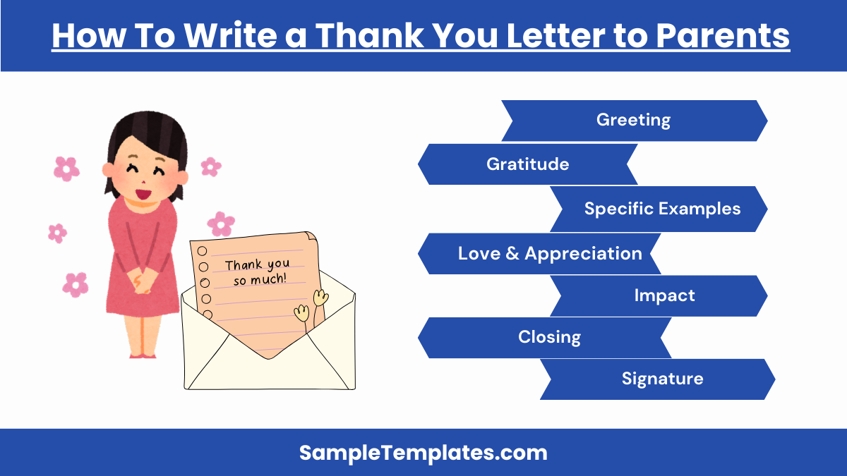 how to write a thank you letter to parents