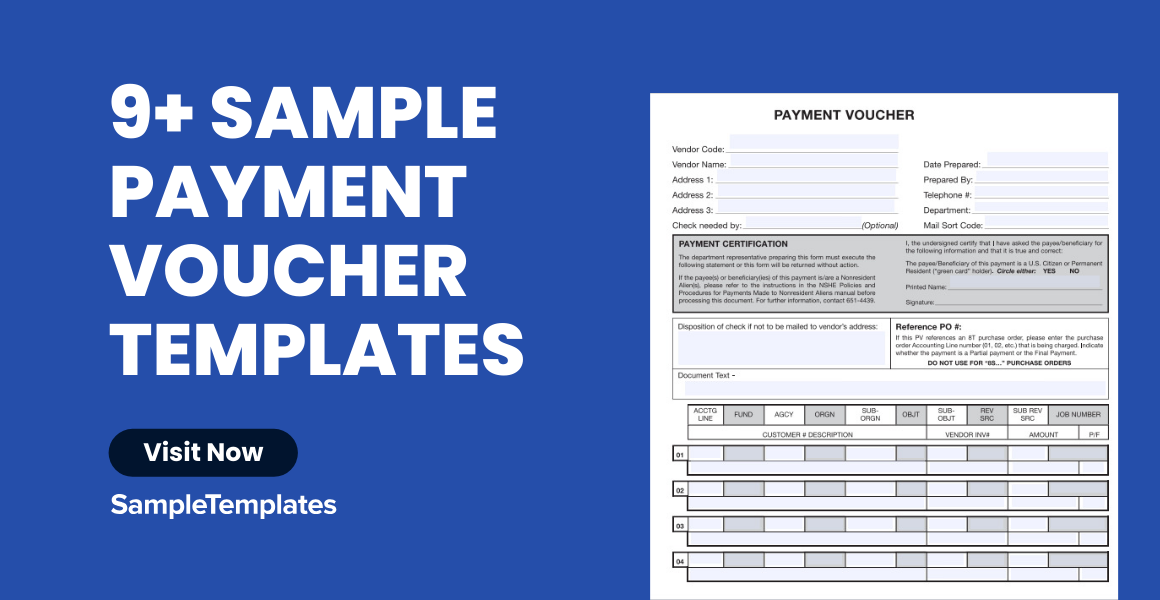 sample payment voucher template