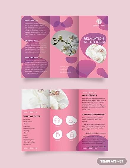 spa trifold brochure template6