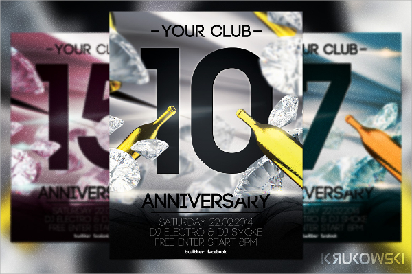 psd file format anniversary flyer