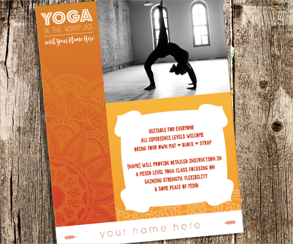 21+ Yoga Flyer Templates  Sample Templates