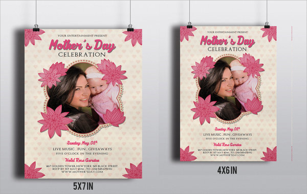 mothers day flyer template2