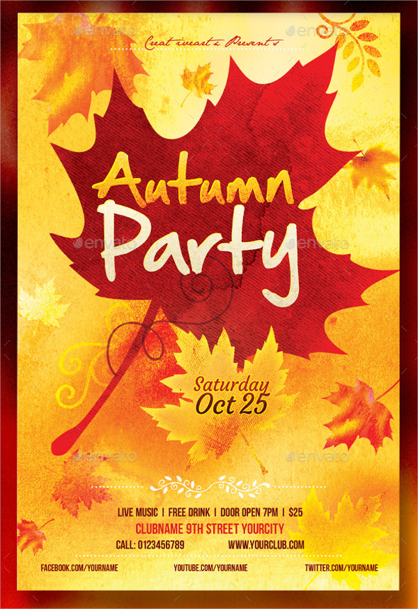 FREE 21 Fall Flyer Templates In MS Word AI PSD EPS InDesign 