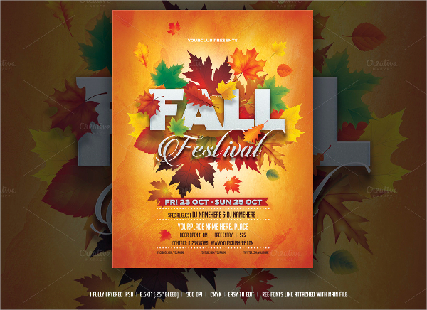 fully layered fall flyer 