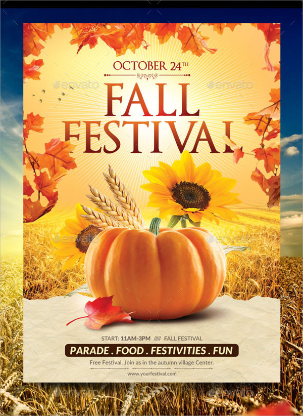 Fall Festival Flyer Template Free Word