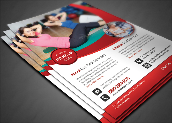 photoshop fitness flyer template1