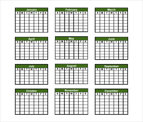 FREE 36+ Calendar Templates in MS Word Excel PDF PSD InDesign