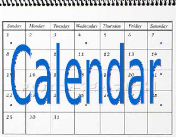 FREE 36+ Calendar Templates in MS Word | Excel | PDF | PSD | InDesign