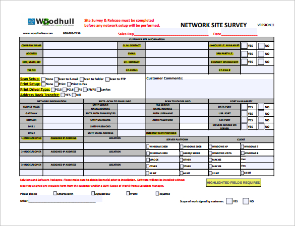 Site Survey Template Microsoft Word from images.sampletemplates.com