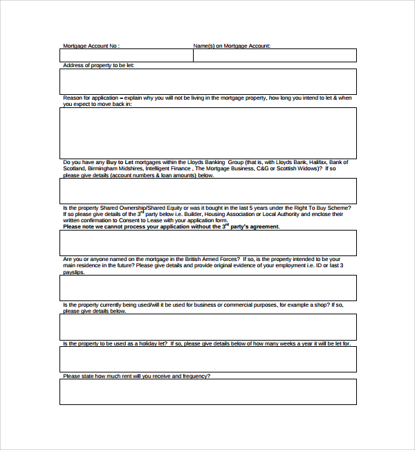 halifax mortgage agreement template