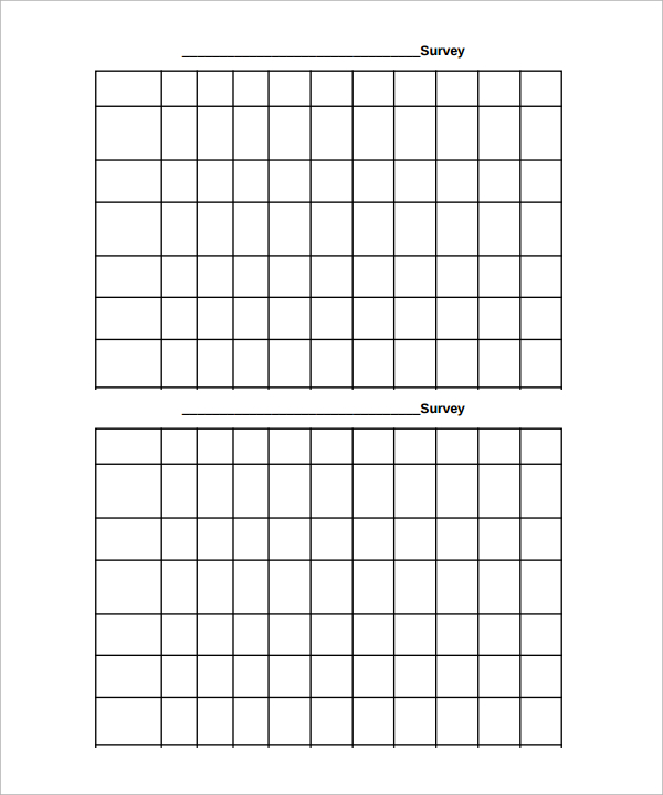 sample blank survey template