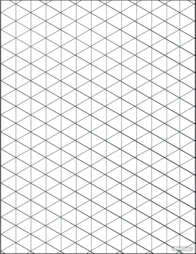 free isometric graph paper template