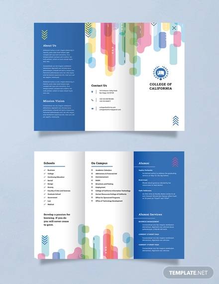 Free Brochure Templates For Students